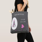 Dameskapsalon Zakelijke Branding Schaar Tote Bag (Dichtbij)