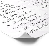  dameskast voor Paars en groene zitplaatsen Poster (Hoek)