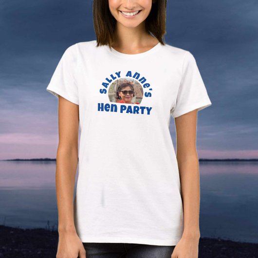 Dameskippenfeest Foto T-shirt