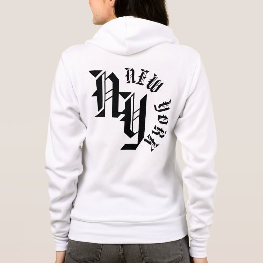 Dameskleding - New York Hoodie (Achterkant)