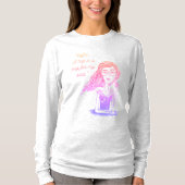 dameskoffie t-shirt (Voorkant)