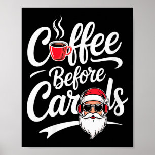 Dameskoffie voor carols grap cafeïne liefhebber K Poster