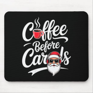 Dameskoffie voor kerstliedjes Funny cafeïne liefhe Muismat