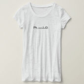 Dameskous met T-shirt Afstuderen (Design voorkant)