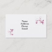 Dameskroefkaart Visitekaartje (Achterkant)