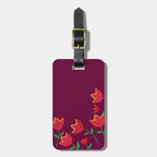 dameskuip bagagelabel (Voorkant verticaal)