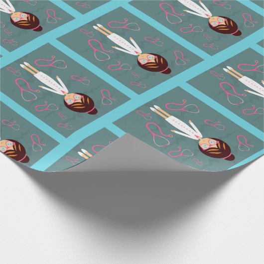 dameskundenpakpapier cadeaupapier (Hoek)