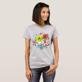dameskut,  Floral Bouquet T-shirt (Voorkant volledig)