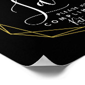 dameslantaarn - wc - mand voor toiletbenodigdheden poster (Hoek)