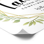 dameslantaarnbord - toiletmandje Kristal Poster (Hoek)