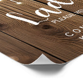 dameslantaarnbord - wasbakkerij voor toiletartikel poster (Hoek)