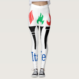 Dameslegging atleten logo sport Italiaans Leggings