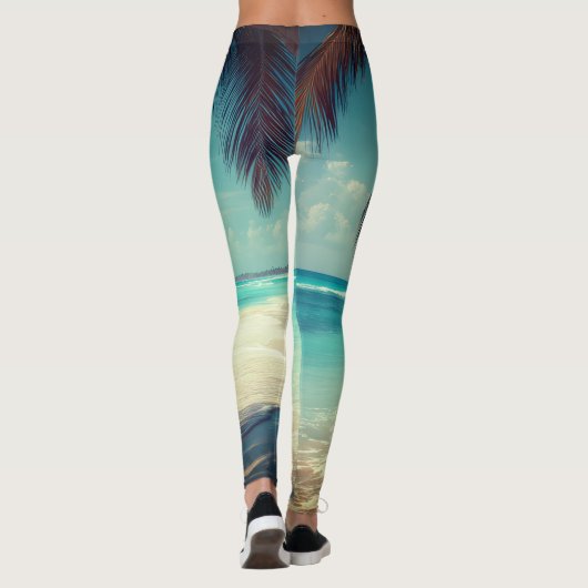Dameslegging met all-overprint leggings (Achterkant)