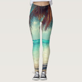 Dameslegging met all-overprint leggings (Voorkant)