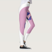 Dameslegging voor atleten roze kleur leggings (Rechts)