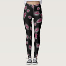 Dameslegging Zwarte Mystiek – Feeën Silhouetten