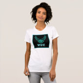 damesluchtmacht t-shirt (Voorkant volledig)