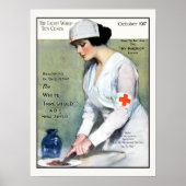  damesmagazijn 1917 Rode Kruisverpleegster voor da Poster (Voorkant)