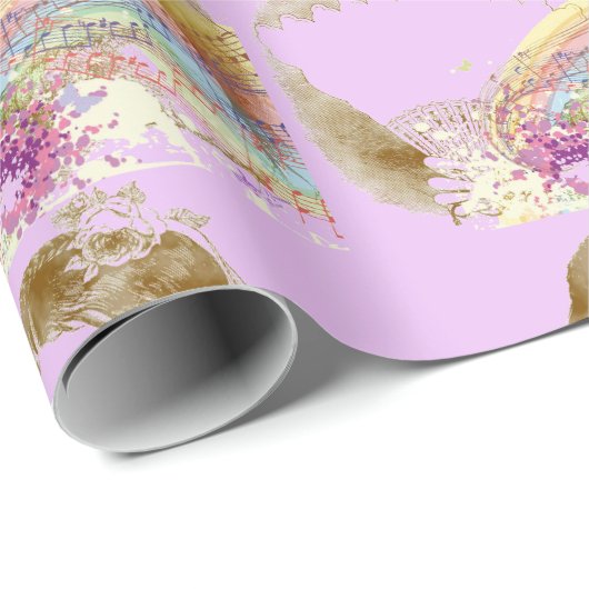  damesmattenpapier cadeaupapier (Rol Hoek)