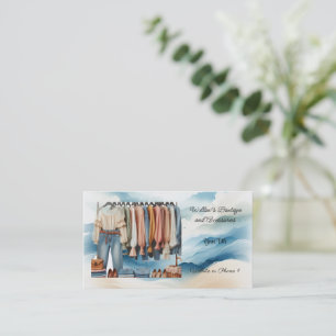 Damesmode Boutique Accessoires Zakelijke Visitekaa Visitekaartje
