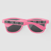 Damesmode Bril van Plastic Zonnebril (Achterkant)