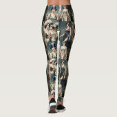 Damesmode Foto Collage jaren 20, Leggings (Achterkant)