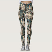 Damesmode Foto Collage jaren 20, Leggings (Voorkant)