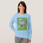Damesmode shirt | Comfortabele stijlvolle mouw (Voorkant volledig)