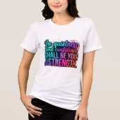 Damesmode Tri-Blend Shirt (Voorkant)