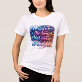 Damesmode Tri-Blend Shirt (Voorkant)