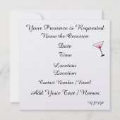 Damesnacht - SRF Kaart (Achterkant)