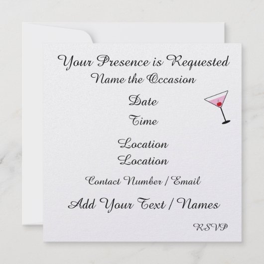 Damesnacht - SRF Kaart (Achterkant)