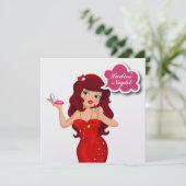 Damesnacht - SRF Kaart (Staand voorkant)