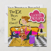 Damesnacht - SRF Kaart (Voorkant / Achterkant)