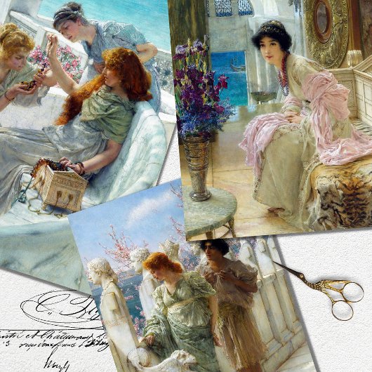 damesontkoppelingspagina — Papier Inpakpapier Vel