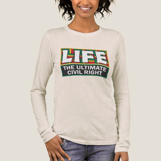 Damesoverhemden met een levendig ontwerp. Tri-Blend shirt (Voorkant)