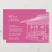 Damespaviljoen Central Park New York Huwelijk Kaart (Voorkant / Achterkant)