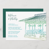 Damespaviljoen Central Park New York Huwelijk Kaart (Voorkant / Achterkant)