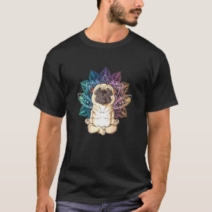 Damespugyoga Mandala Spirituele Meditatie T-shirt