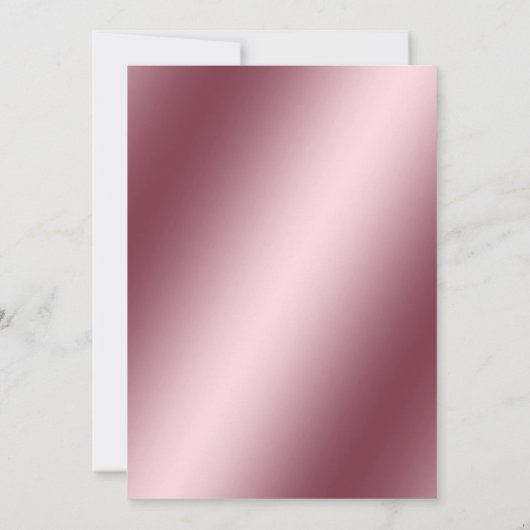 Damesroze bruinglittermuis kaart (Achterkant)