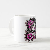 Damesrozen Koffiemok (Voorkant links)