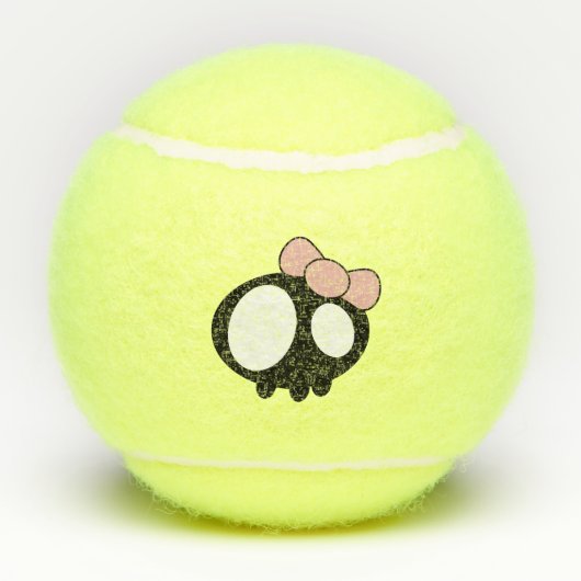 damesschedel tennisballen (Achterkant)