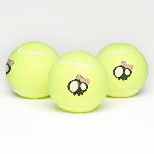 damesschedel tennisballen (Multi)