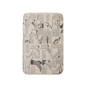  damesschoenencatalogus - Mode uit de jaren 1900 Badmat (Voorkant Verticaal)