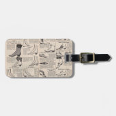  damesschoenencatalogus - Mode uit de jaren 1900 Bagagelabel (Voorkant horizontaal)