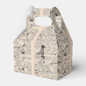  damesschoenencatalogus - Mode uit de jaren 1900 Bedankdoosjes (Achterkant)