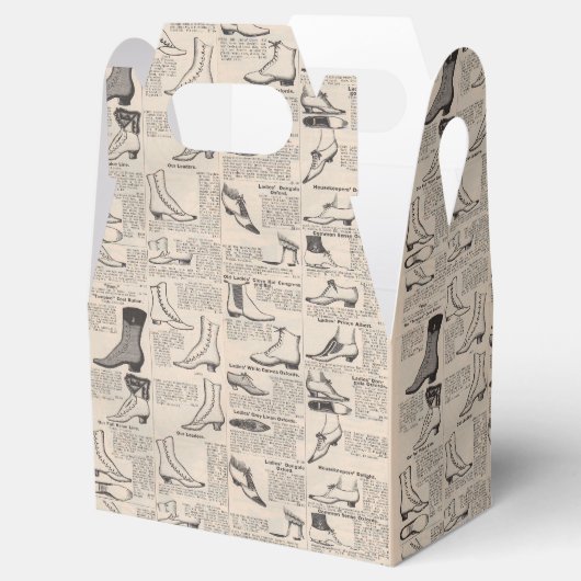 damesschoenencatalogus - Mode uit de jaren 1900 Bedankdoosjes (Geopend)