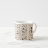  damesschoenencatalogus - Mode uit de jaren 1900 Espresso Kop (Voorkant rechts)