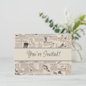  damesschoenencatalogus - Mode uit de jaren 1900 Kaart (Staand voorkant)