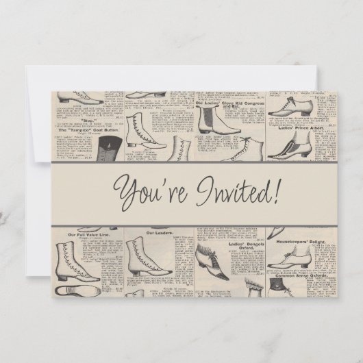  damesschoenencatalogus - Mode uit de jaren 1900 Kaart (Voorkant)